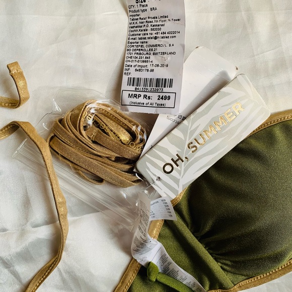 Olive bikini set - reversible - Picture 6 of 6